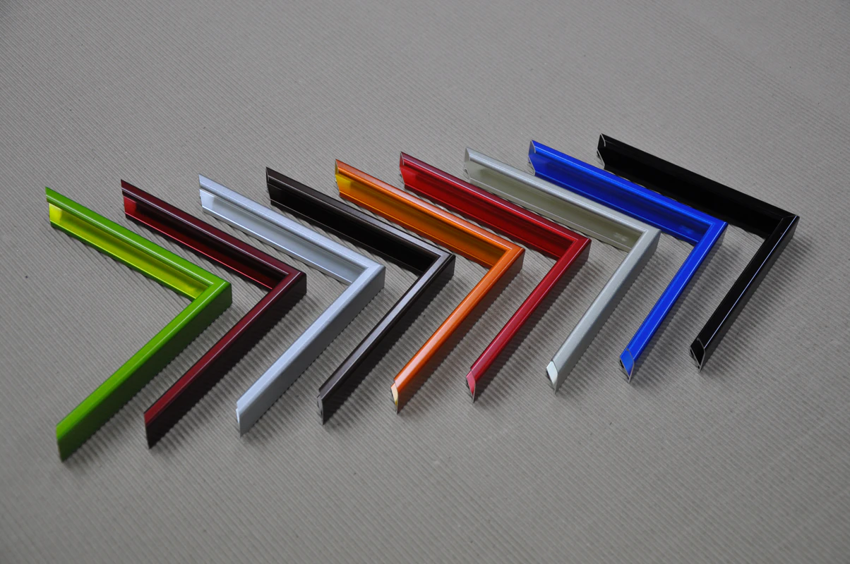 Aluminiumrahmen, verschiedene Farben, schmales Profil